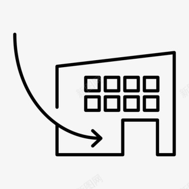 上班挂包工作门入口图标图标