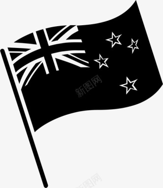 新西兰国旗国家符号新西兰图标图标