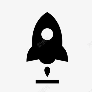 火箭发射宇宙飞船航天飞机图标图标