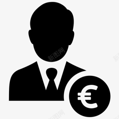 欧元图标收入欧元财务图标图标