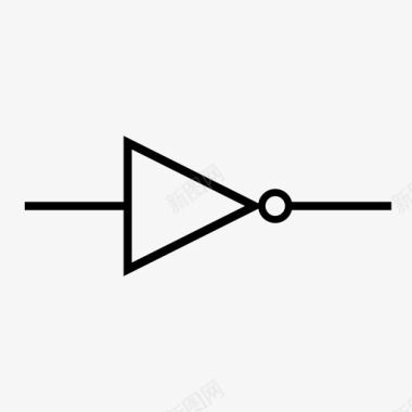 矢量门挂饰非门数字数字图标图标