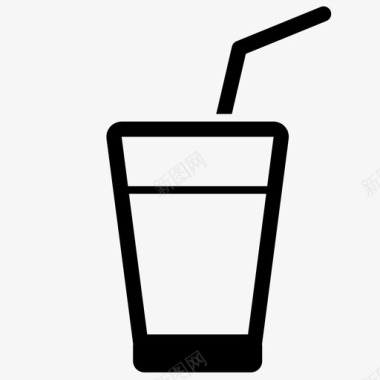 无毒塑料饮料饮料杯外卖杯图标图标