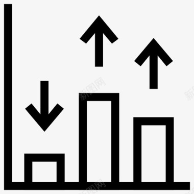 统计报告图条形图信息图报告图标图标