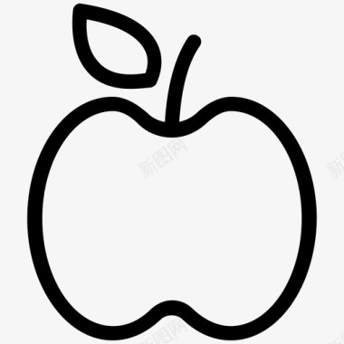 苹果新鲜食物新鲜水果图标图标