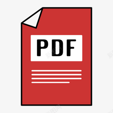 pdf文件图标c我的文件格式工具包由elle fennah提供图标