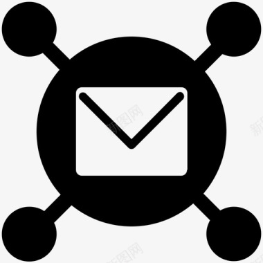 垃圾邮件电子邮件邮件概念普通邮件图标图标