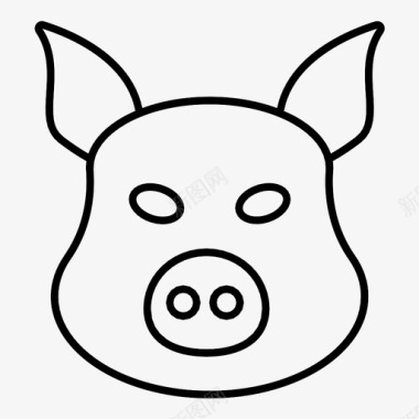 猪蹄脏图标图标