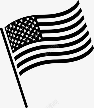 美利坚合众国国旗美国国旗符号图标图标