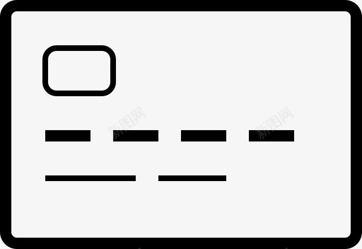 Intel芯片信用卡信用卡正面刷卡图标图标