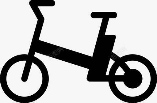 运动种类标志电动自行车运动健身图标图标
