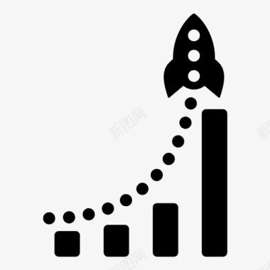 销售退回火箭业务财务报告图表图标图标