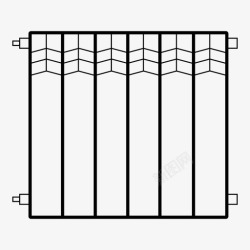 热交换器散热器水暖气图标高清图片