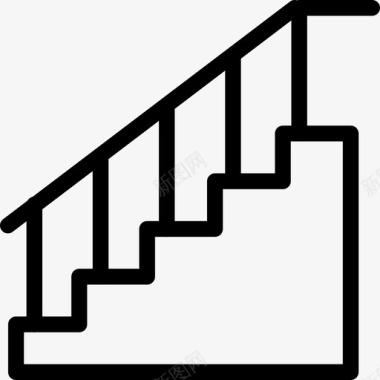 移动楼梯楼梯间移动室内图标图标