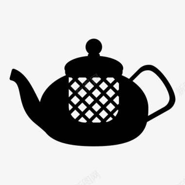 茶壶下午茶厨房图标图标