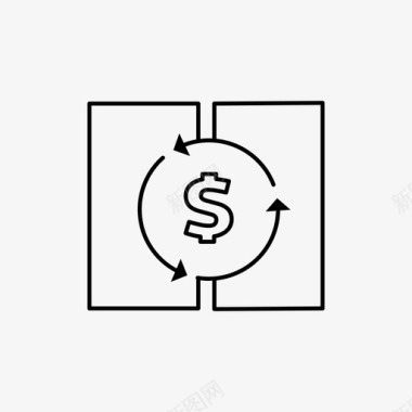 商务投资资金大投资技术资金图标图标