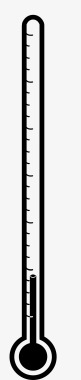 装置温度计实验室测量图标图标
