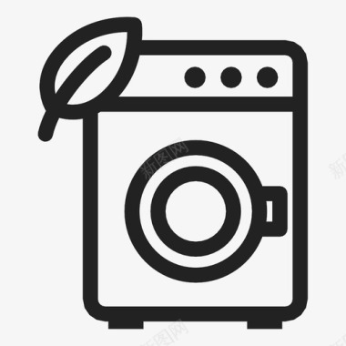 洗衣机洗衣机水洗衣服图标图标