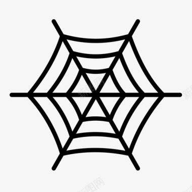 蜘蛛网蜘蛛丝蛛网图标图标