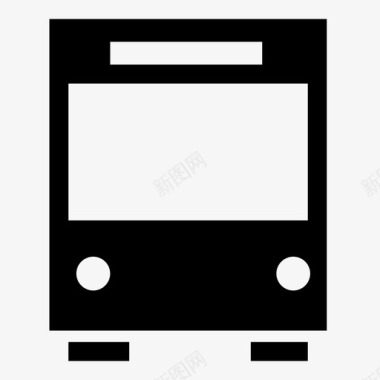 公共交通标识公共汽车驾驶客运图标图标