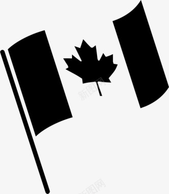 加拿大国旗代表北美图标图标