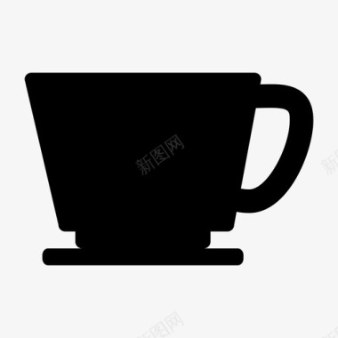 茶杯下午茶英式图标图标