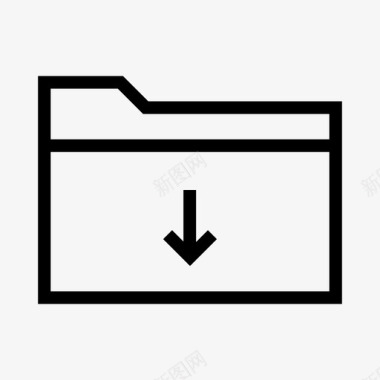 信息传输文件夹传输信息图标图标