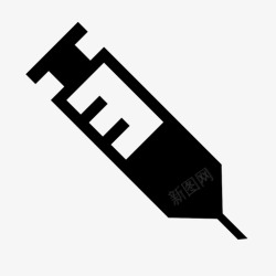 针剂卡通注射器疫苗针头图标高清图片