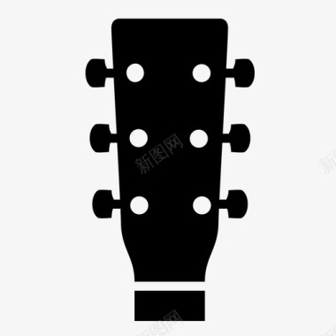 乐器马克杯马丁吉他主轴箱乐器螺帽图标图标