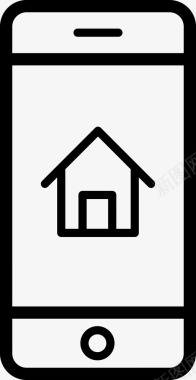 房子主页免抠png智能手机手机iphone图标图标