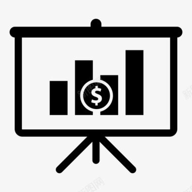 数据分析增长监控资金增长图标图标