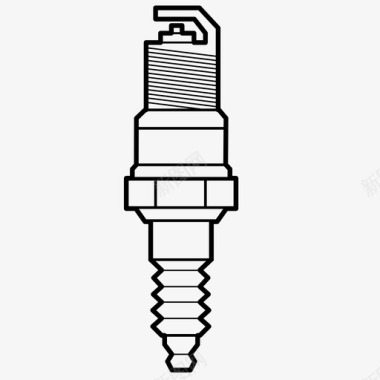 手动挡汽车火花塞汽车电气图标图标