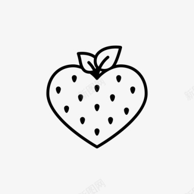 草莓性感浪漫图标图标