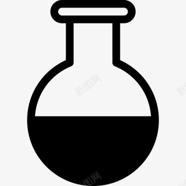 化学圆底烧瓶烧杯化学图标图标