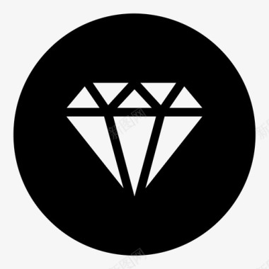 钻石线条宝石图标图标