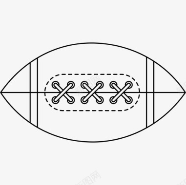 emoji中风橄榄球侧视运动运动挑战中风图标图标