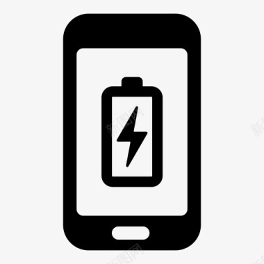 手机电池图标素材智能手机电源手机电池图标图标