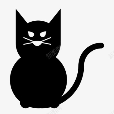 小喵喵猫邪恶幽灵图标图标