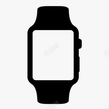 苹果苹果手表智能手表可穿戴图标图标