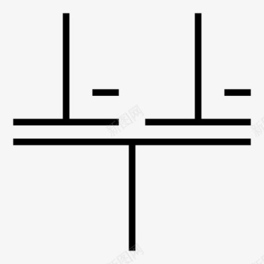 电气插头多电容器技术硬件图标图标