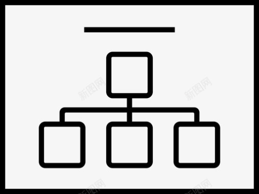 边框架层次结构技术ui图标图标