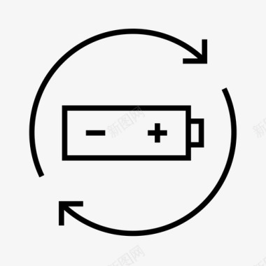 可充电电池充电可充电图标图标