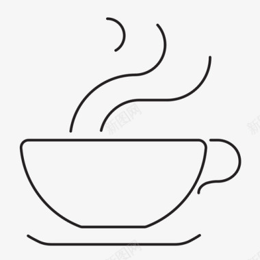 茶杯饮料休息图标图标