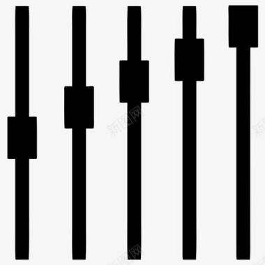 割草机器音量控制器设置滑块图标图标