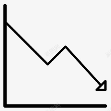 钥匙PNG图折线图趋势股票图标图标