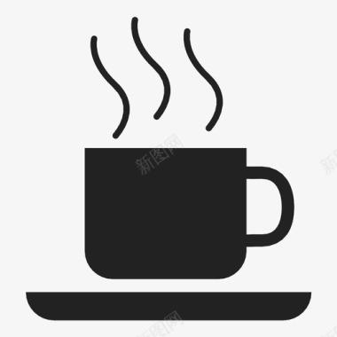 时光咖啡休息延期休息图标图标