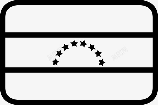 荣耀3周年委内瑞拉国旗国家象征民族自豪感图标图标