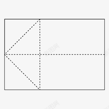 折纸折纸虚线纸飞机图标图标