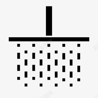 头淋浴水淋浴头图标图标