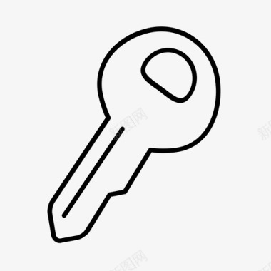 房屋设计钥匙安全密码图标图标