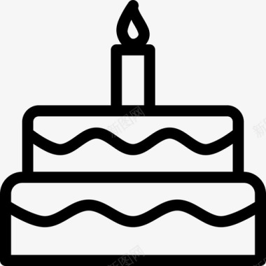 蛋糕图片蛋糕生日蜡烛图标图标